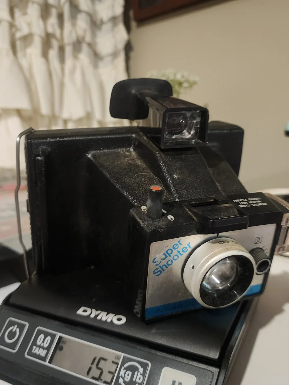 Vintage Super Shooter Instant Camera - Black Poloroid